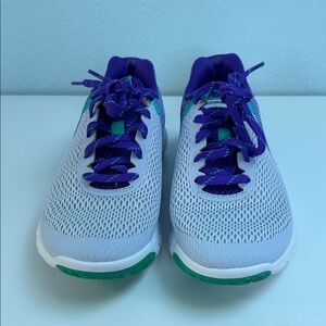 Nike Purple and Gray Athletic Shoes